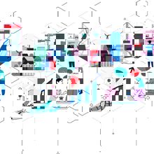 An illustrative diagram representing different AI trends