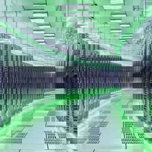 Rows of data centres