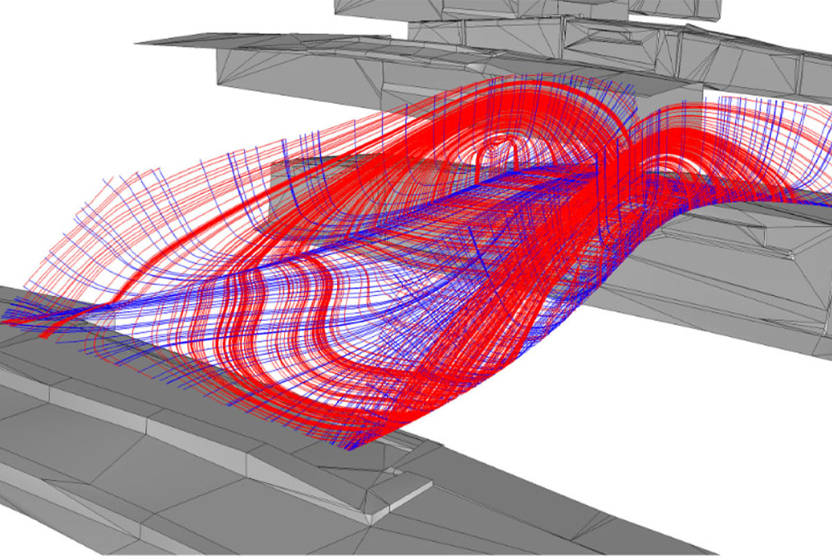 Digital simulation of the MX3D bridge