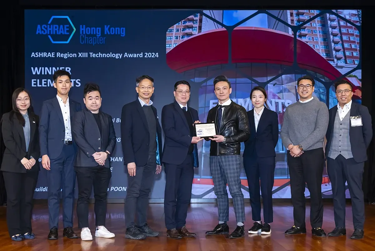 ELEMENTS wins top honours at the 2025 ASHRAE Technology Awards