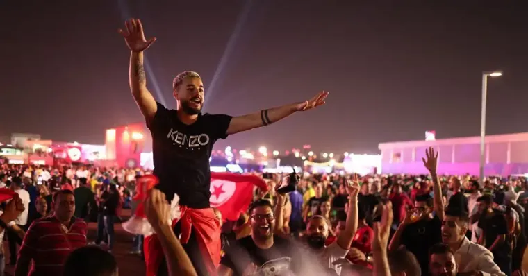 Fans in Qatar